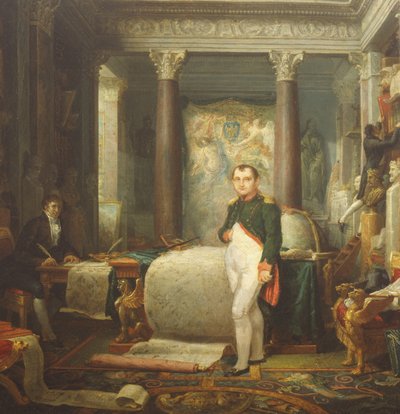 Napoleon in seinem Büro von Etienne Barthelemy Garnier